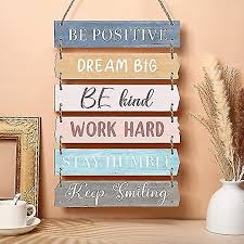 Rustic Wall Hanging Plaque Sign