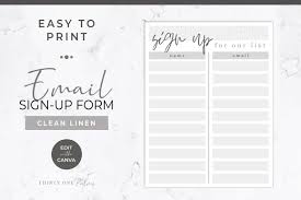 form template for canva graphic