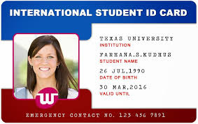 Beautiful Student Id Card Templates Desin And Sample Word