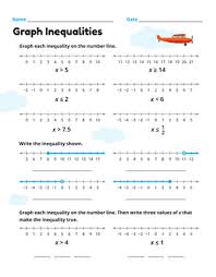 Most people will call them riddles when they are just really calculated math. Graph Inequalities Worksheet Education Com