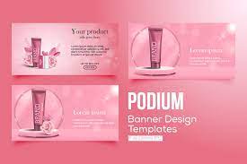cosmetic banner design templates