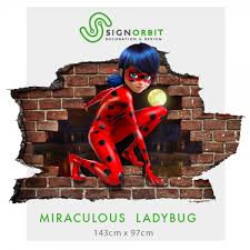 pellicola adesiva da muro ladybug