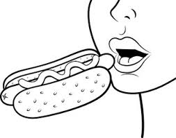 hot dog lips vector images 78