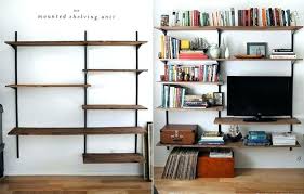 Diy Wall Mount Tv Shelf Bookshelves