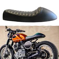 motorcycle cafe racer seat hump saddle