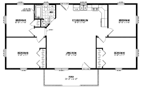 24x48 Pioneer Certified Floor Plan