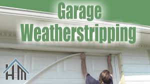 replace garage door weatherstripping