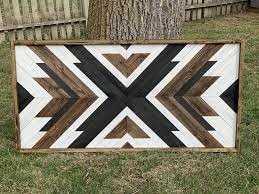 Aztec Wall Art Geometric Art Barn Quilt