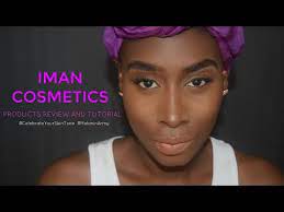 iman cosmetics review and tutorial