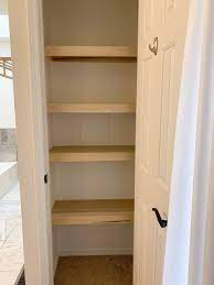 See more ideas about linen closet, linen closet organization, organizing linens. Easy Diy Closet Shelves Tutorial Modern Wood Arinsolangeathome
