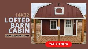 14x32 lofted barn cabin by graceland