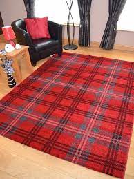 glendale red tartan rug rugs supermarket