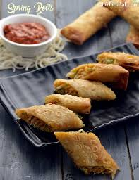 Add the ginger, garlic and scallions; Spring Rolls Chinese Veg Spring Roll Recipe Veg Spring Rolls