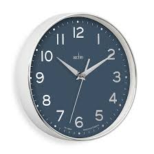 Acctim Rand Small Wall Clock Chrome