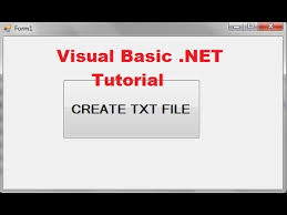 text file in vb net