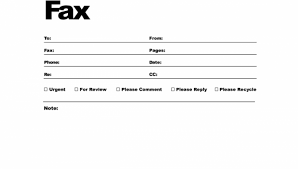Fax Cover Letter Example Papelerasbenito