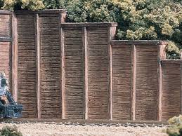 Timber Retaining Wall Ho Scale