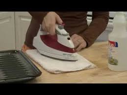 how to clean a steam iron you