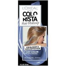 Today i decided to try out #blue600 hair color by loreal colorista. Amazon Com L Oreal Paris Hair Color Colorista Makeup 1 Day For Blondes Silverblue600 1 Fluid Ounce Beauty