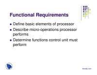 Lecture 10 mips programming examples. Functional Requirements Assembly Language Microprocessors And Computer Architecture Lecture Slides Docsity