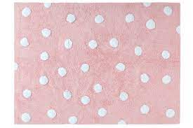 lorena cs rug polka dots pink