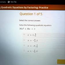 Okmarks New Tab Quadratic Equations By