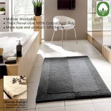 thick plush reversible cotton bath rugs