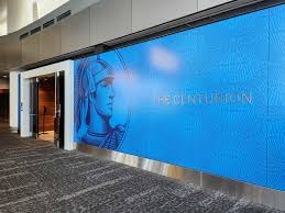 review amex centurion lounge at new