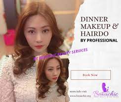 beauchic dinner makeup and hairdo by