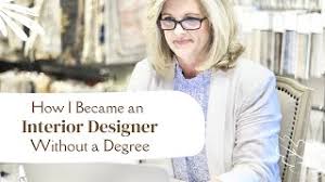 an interior designer without a degree