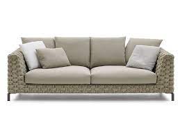 sofa textilene sofa by b b italia