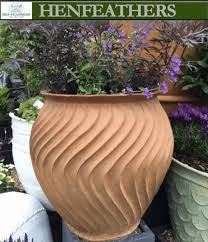 Knossos Swirl Pot Garden Decor