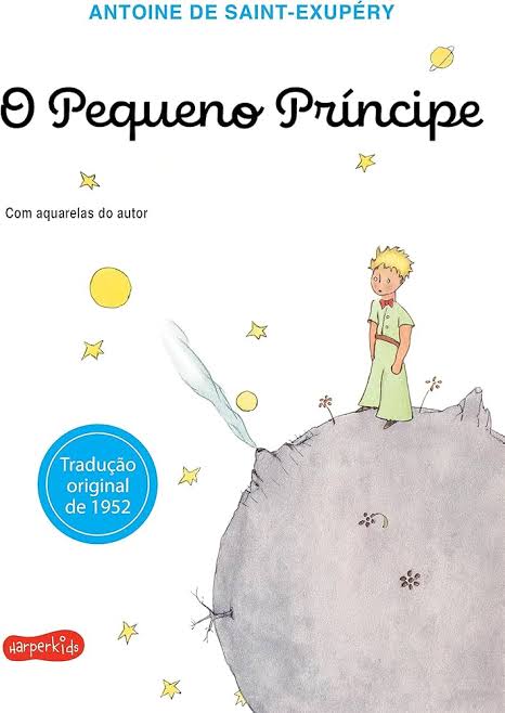 Uma imagem do livro 'O Pequeno Príncipe'.