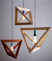 Ceiling Pendant Wooden Hanging Light