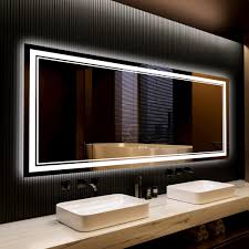 frameless bathroom vanity mirror