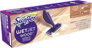 swiffer wetjet wood floor mopping and