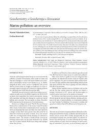 pdf marine pollution an overview