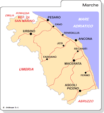 Artdreamguide: Marche. Carta geografica Marche - Mappa Marche