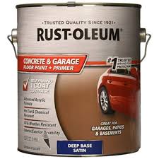 rust oleum concrete garage satin deep