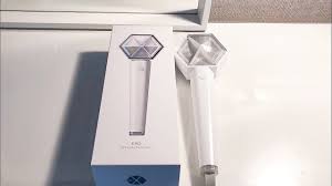 Unboxing Exo Official Lightstick Version 3 0 Youtube