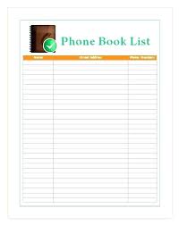 Free Directory Template Excel Phone Extension List Template Employee