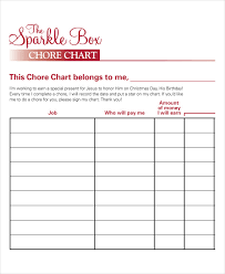 7 Printable Chore Chart Free Pdf Documents Download Free