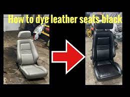 How To Dye Car Leather Seats Black
