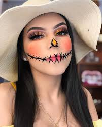 cute scarecrow makeup for halloween