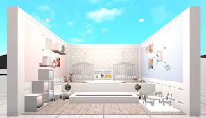a twin baby room idea for bloxburg