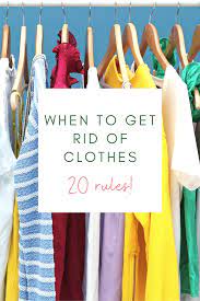 get rid of clothes with these 21 rules