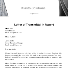 free report letter templates exles