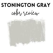 benjamin moore stonington gray color