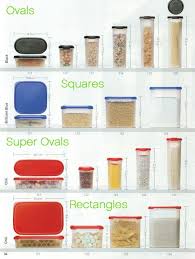 A Guide To Sizes Of Tupperware Modular Mate Containers For