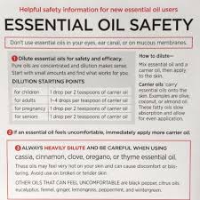 Essential Oil Skincare Chart Circumstantial Essential Oils